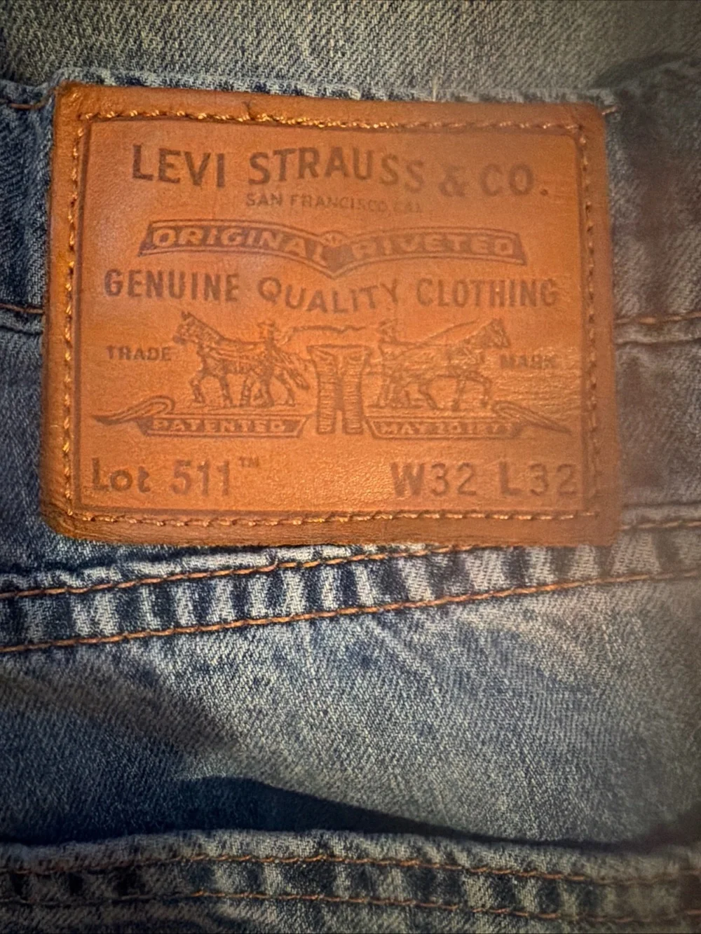Levi’s Men’s Classic Straight Fit Jeans - Light Blue Sz 32/32